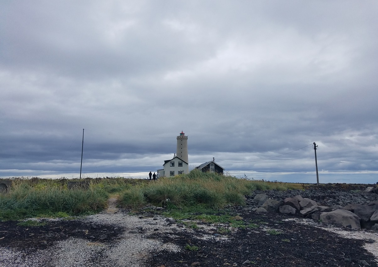 A picturesque lighthouse in Seltjarnarnes