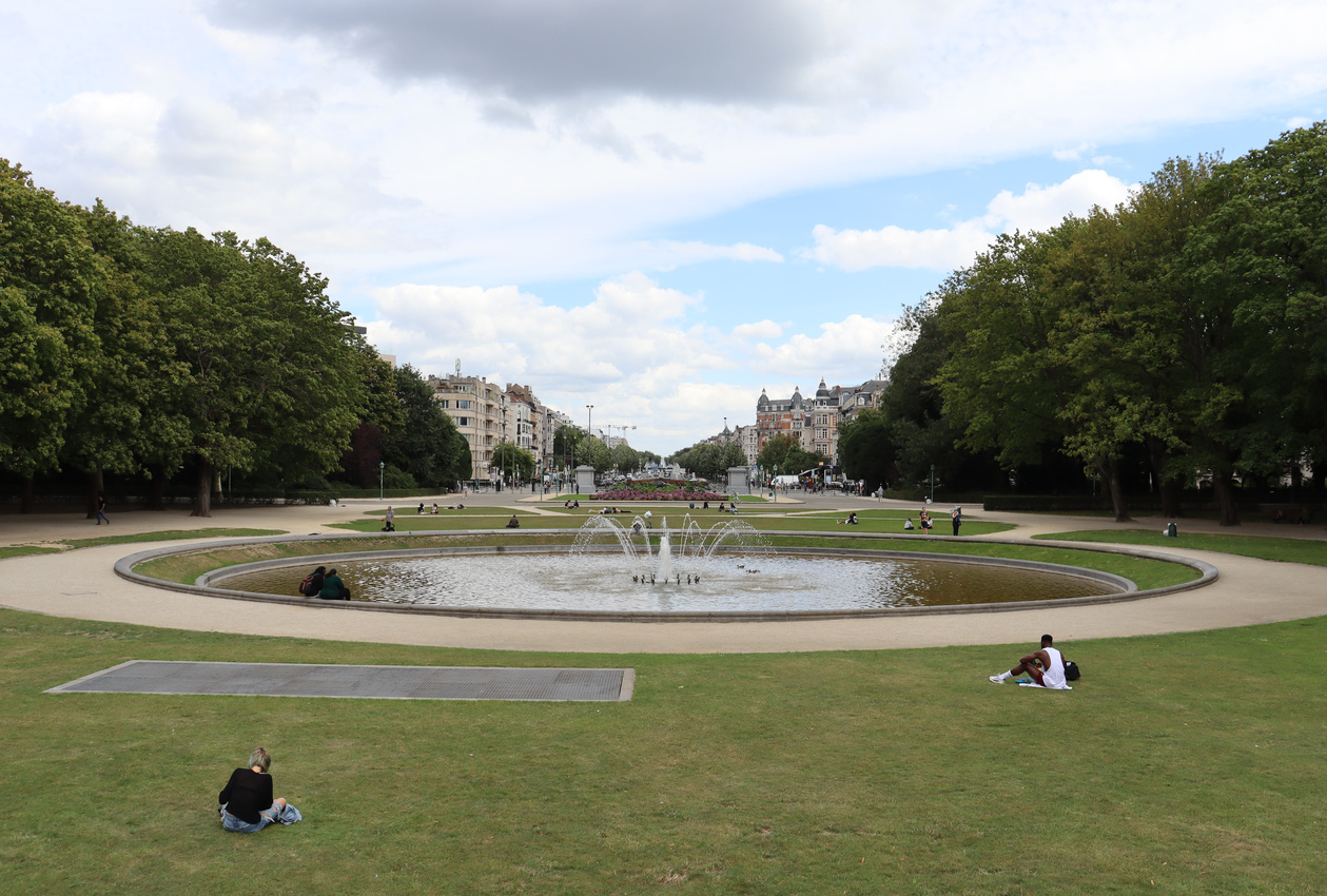 Monumental park by the Arcades du Cinquantenaire, Brussels 2020