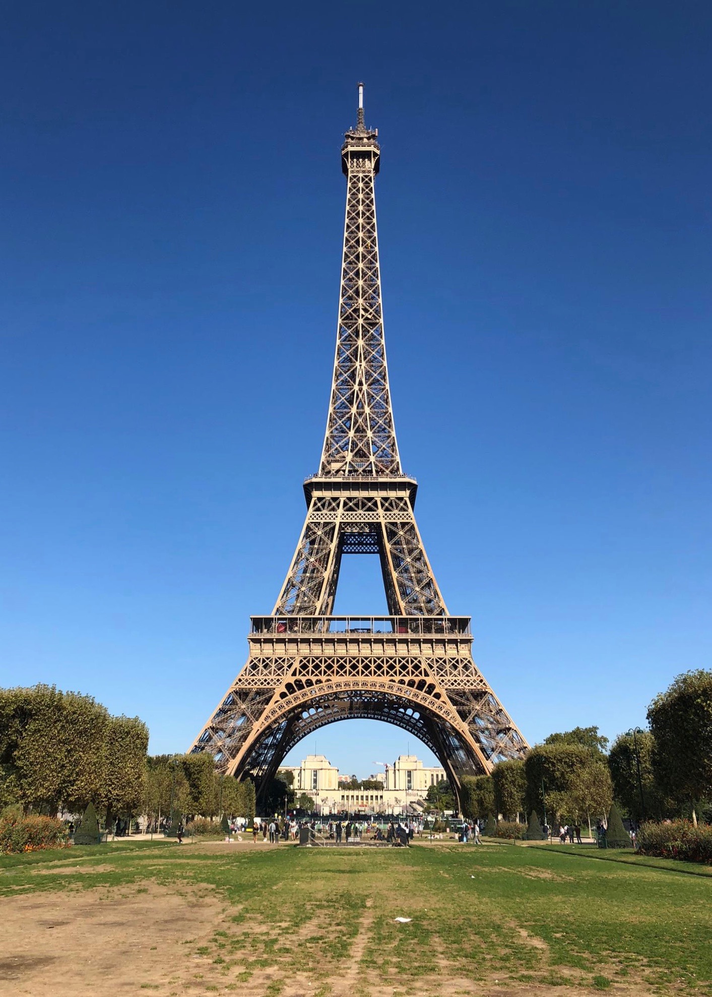 The Eiffel Tower in late summer, Paris