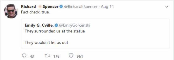 Spencer’s damning tweet